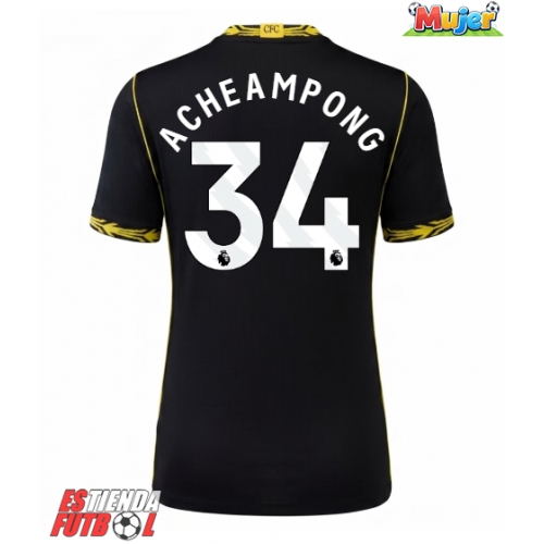 Chelsea Josh Acheampong #34 Segunda Equipación Mujer 2026-27 Manga Corta